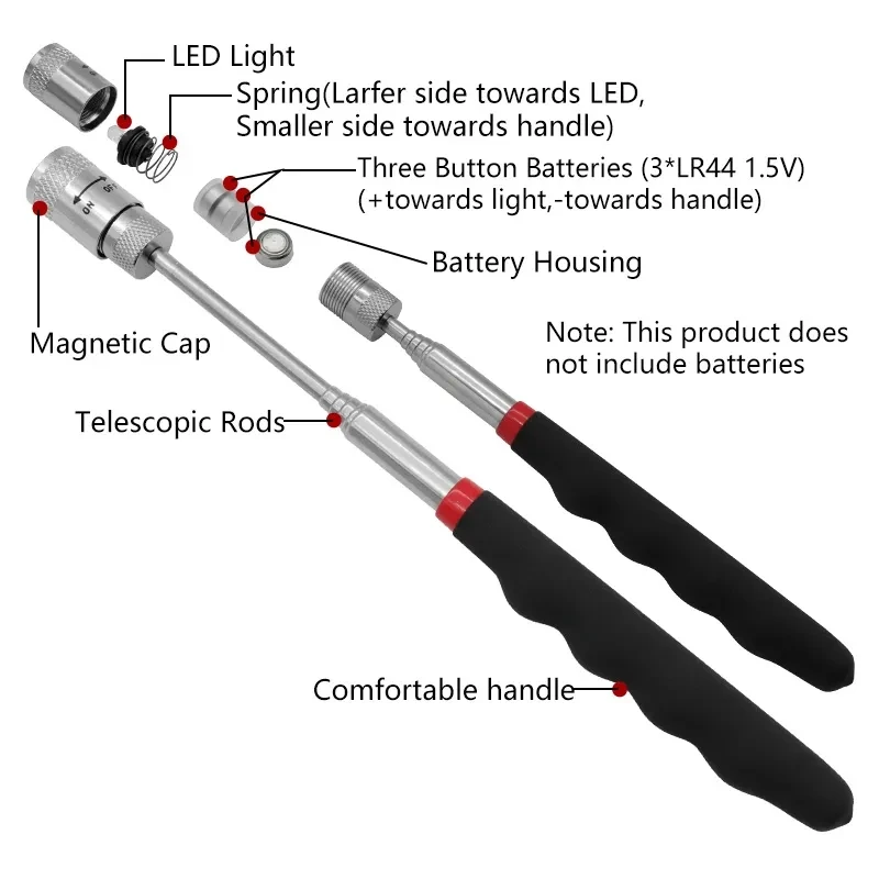 Telescopic Magnetic Pen Extend - Fishing Rod Travel recension och pris