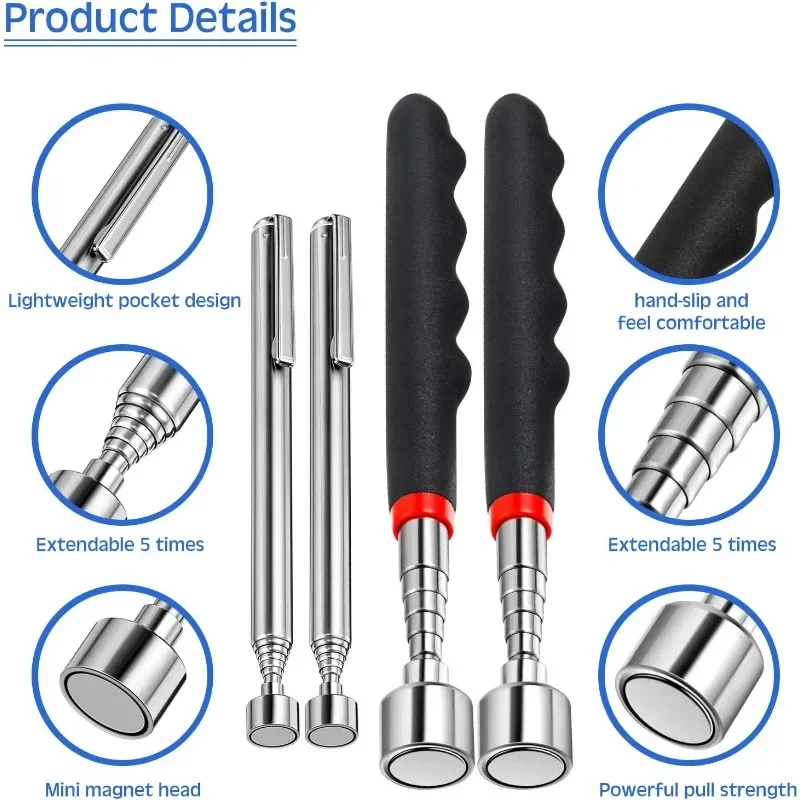 Telescopic Magnetic Pen Portab - Fishing Rod Travel recension och pris