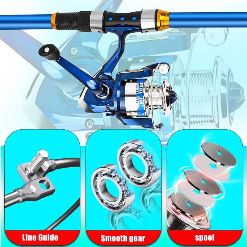 Spinning Fishing Rod and Reel  - Fishing Rod Spinning recension och pris