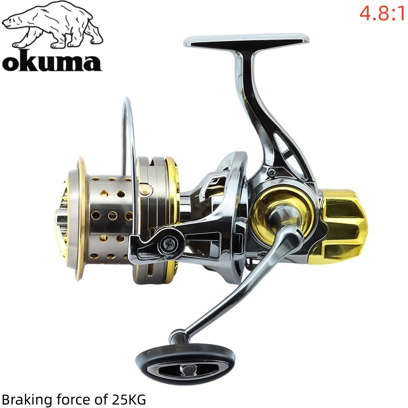 OKUMA Fishing Reel 8000-14000  - Abu Garcia Reel Max recension och pris