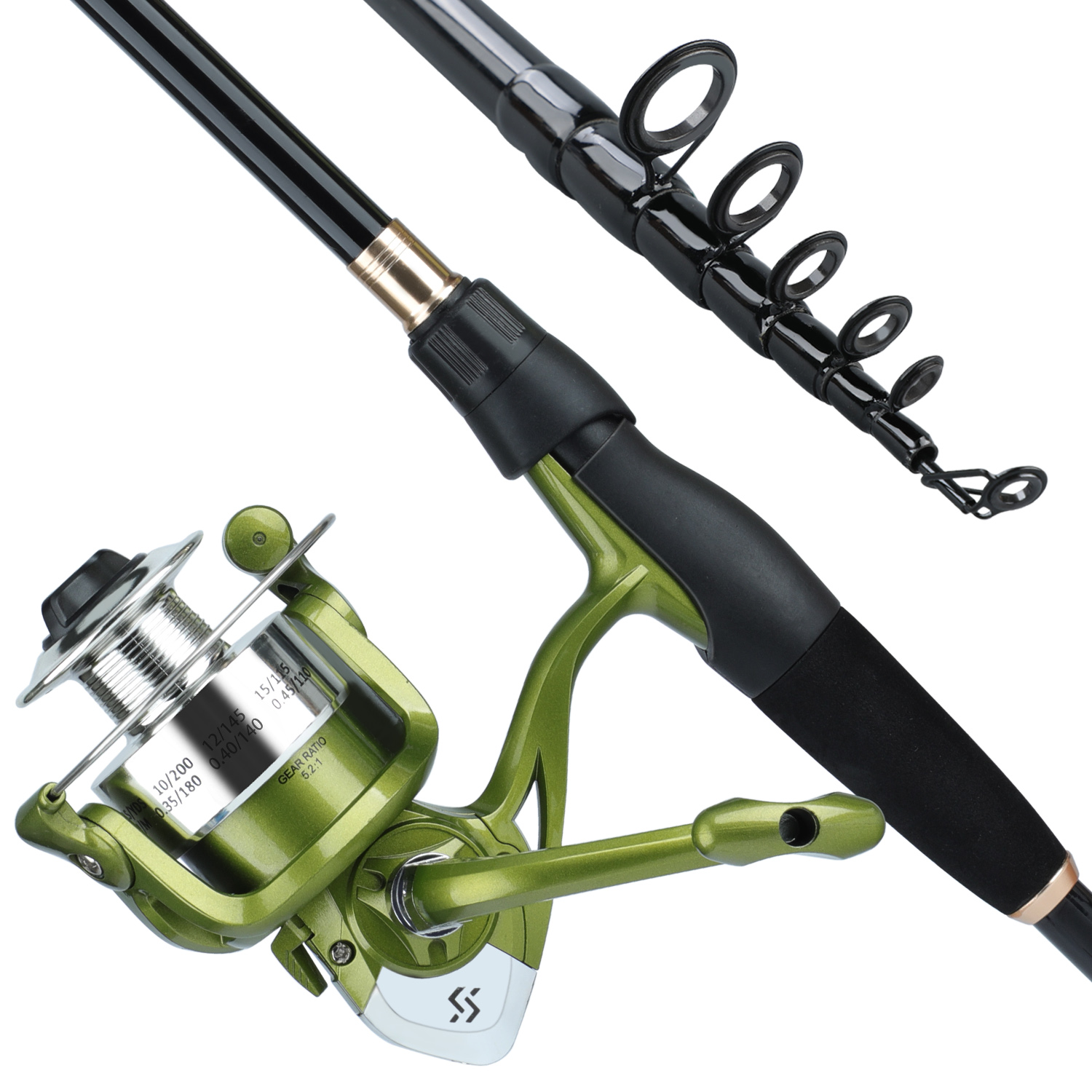 Sougayilang Telescopic Fishing - Fishing Rod Spinning recension och pris