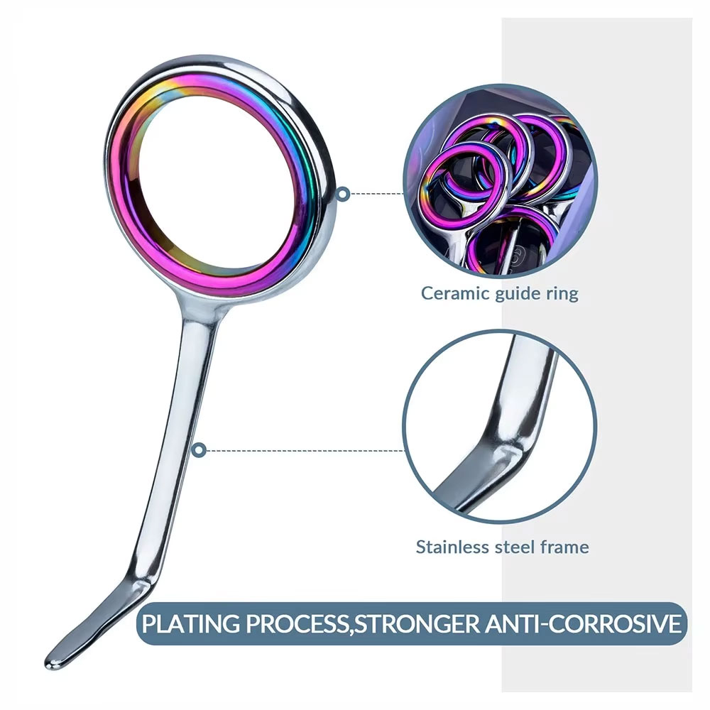 40pcs Colorful Fishing Rod Gui - Fishing Rod Guide Replacement recension och pris