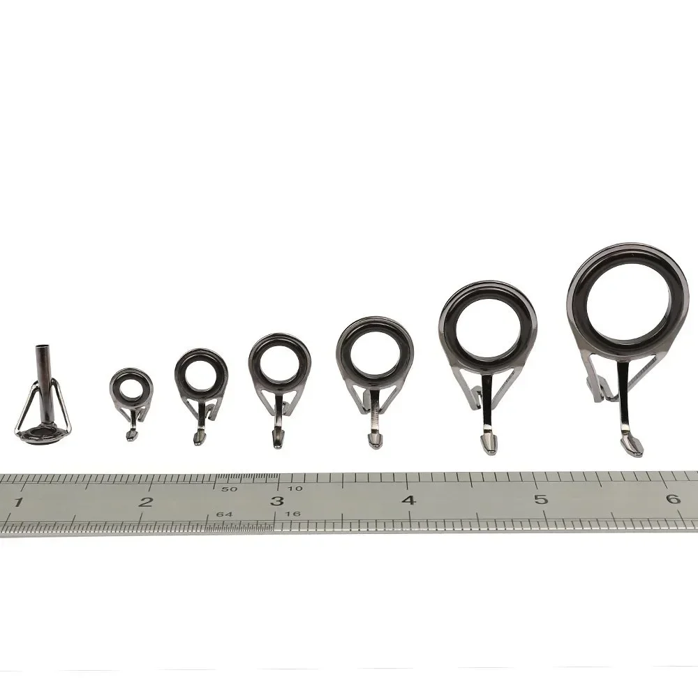 7pcs/set Fishing Tackle Stainl - Fishing Rod Guide Replacement recension och pris